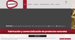Desktop Screenshot of naturpan.es