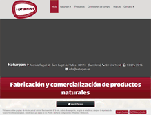 Tablet Screenshot of naturpan.es